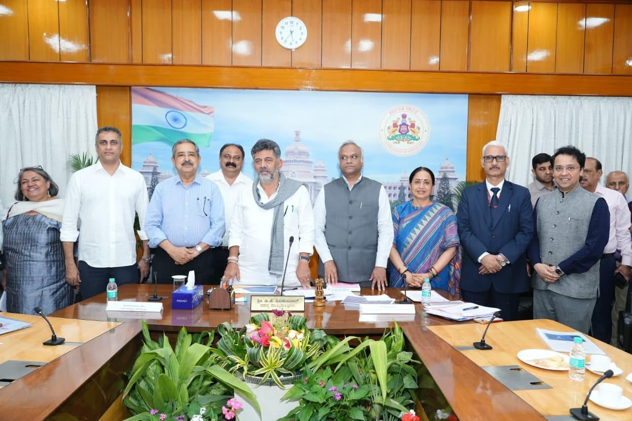 ನೀತಿ ಆಯೋಗದ ಉಪಾಧ್ಯಕ್ಷರಿಂದ ಸಿಎಂ ಡಿ.ಕೆ. ಶಿವಕುಮಾರ್ ಭೇಟಿ