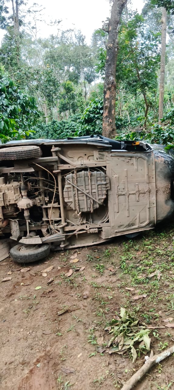 ಆಟೋರಿಕ್ಷಾ ಮೇಲೆ ಕಾಡಾನೆ ದಾಳಿ
