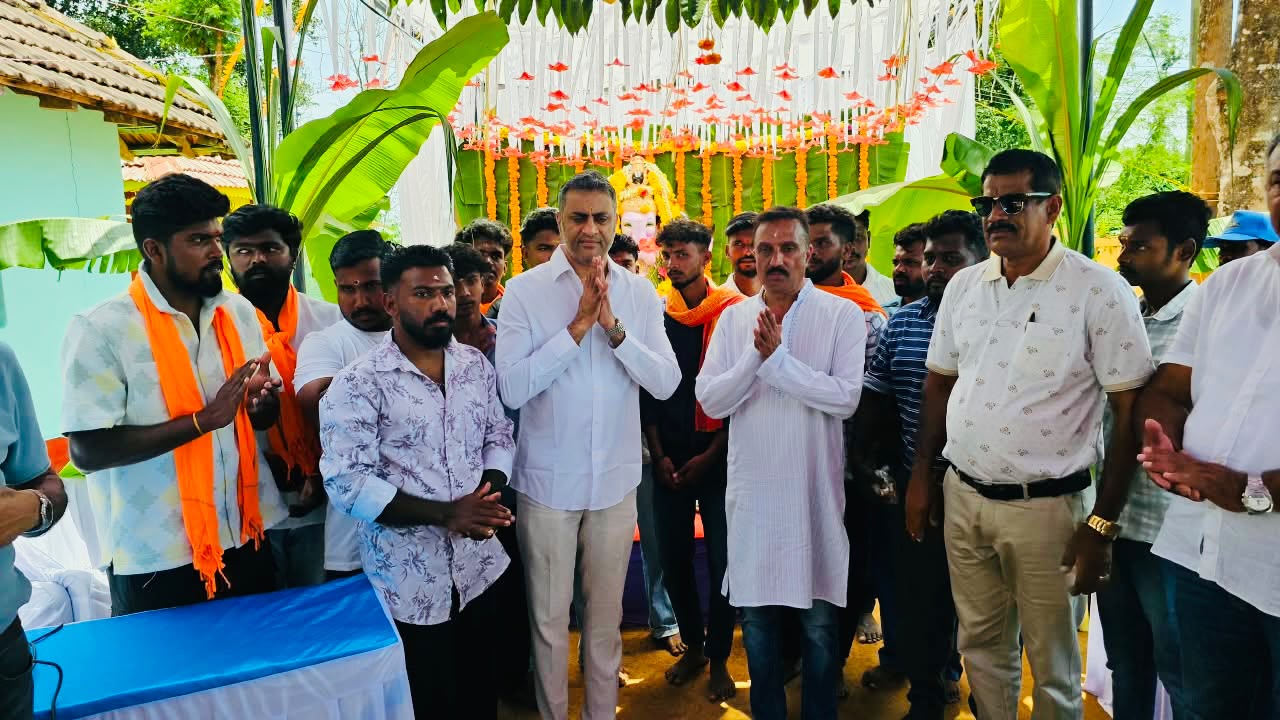 ಟಿ.ಶೆಟ್ಟಿಗೇರಿ, ಚೀಪೆಕೊಲ್ಲಿ, ಶ್ರೀಮಂಗಲದಲ್ಲಿ ಗಣೇಶೋತ್ಸವದಲ್ಲಿ ಶಾಸಕ ಎ.ಎಸ್ ಪೊನ್ನಣ್ಣ ಭಾಗಿ