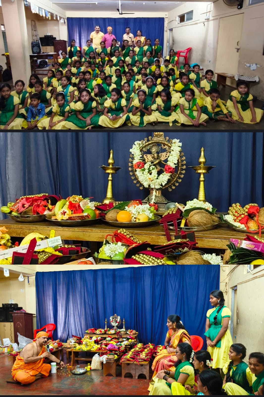 ವಿರಾಜಪೇಟೆಯಲ್ಲಿ ಭರತನಾಟ್ಯ ವಿದ್ಯಾರ್ಥಿನಿಯರಿಗೆ ಪವಿತ್ರ ಗೆಜ್ಜೆ ಪೂಜೆ