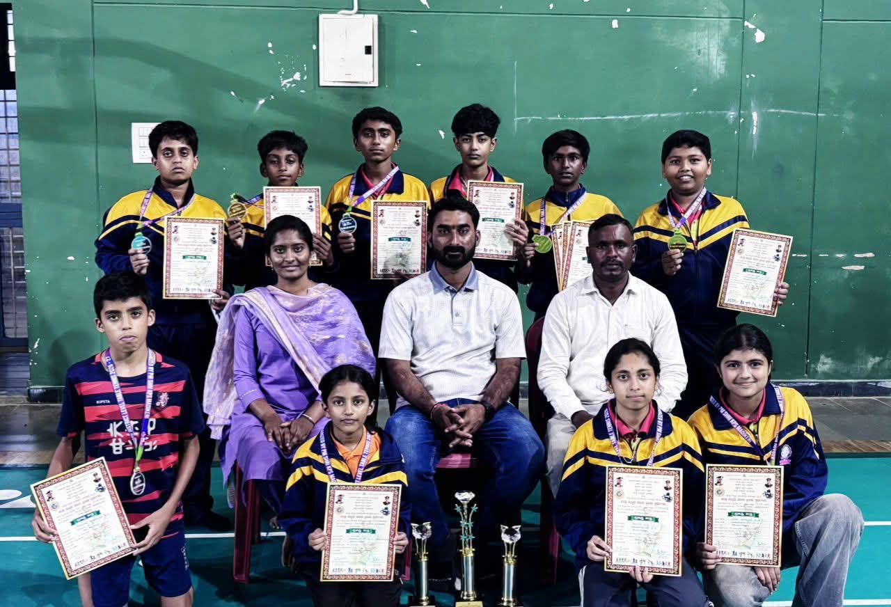 ಟೇಬಲ್ ಟೆನಿಸ್‌ನಲ್ಲಿ ಸರ್ವದೈವತ ಶಾಲಾ ವಿದ್ಯಾರ್ಥಿಗಳ ಸಾಧನೆ
