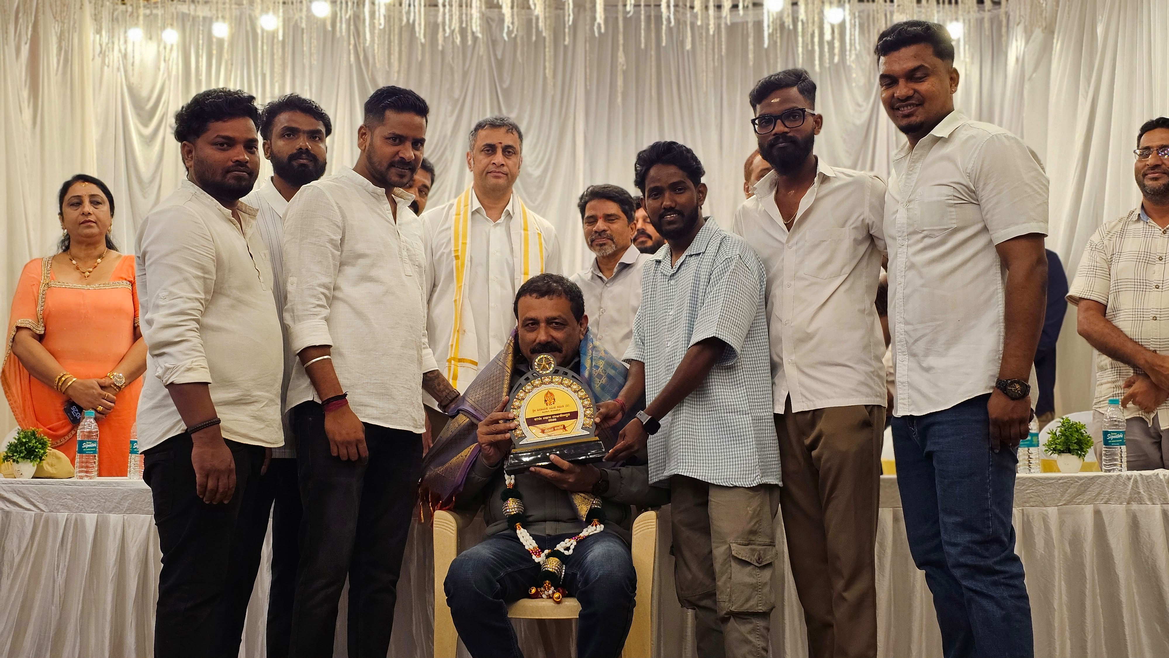 ಶಿವಕೇರಿ ಗಣೇಶೋತ್ಸವದಲ್ಲಿ ಶಾಸಕ ಪೊನ್ನಣ್ಣ ಭಾಗಿ - ಗಣ್ಯರಿಗೆ ಸನ್ಮಾನ
