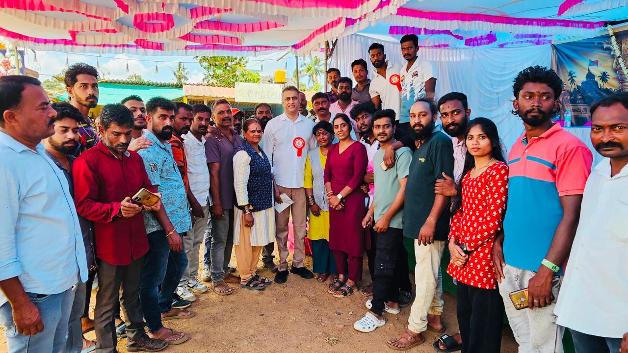 ಅಮ್ಮತಿ;ಗಣೇಶೋತ್ಸವ ಕಾರ್ಯಕ್ರಮದಲ್ಲಿ ಶಾಸಕ ಪೊನ್ನಣ್ಣ ಭಾಗಿ