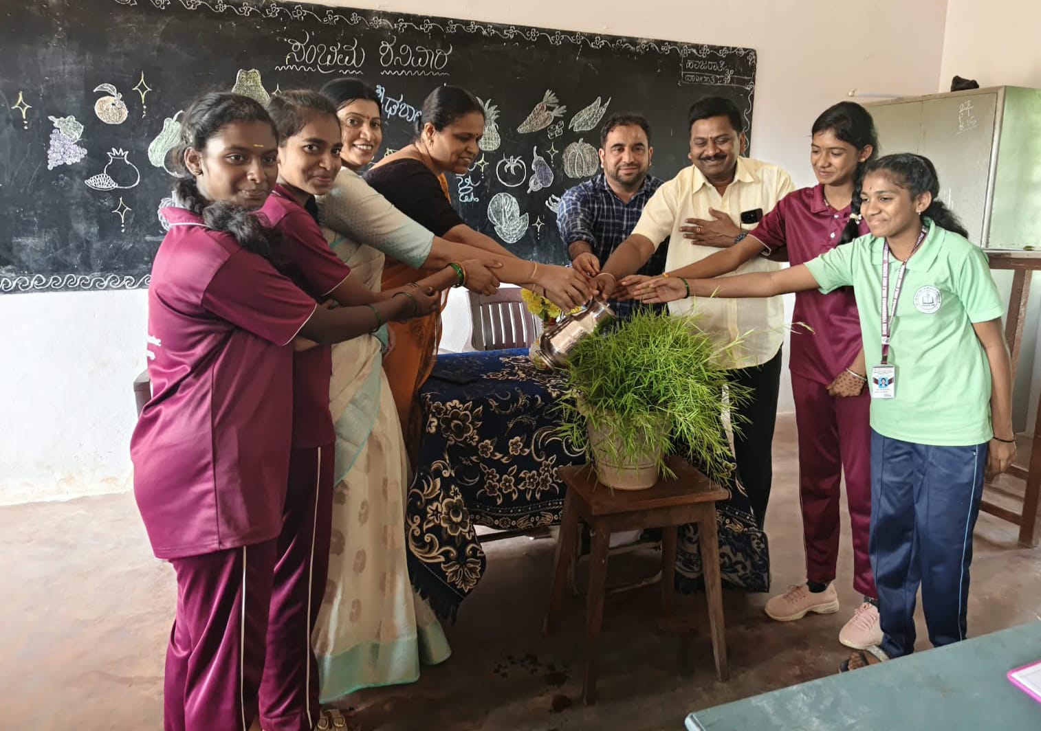 ಶನಿವಾರಸಂತೆ: ವಿಘ್ನೇಶ್ವರ ಬಾಲಿಕಾ ಪ್ರೌಢಶಾಲೆಯಲ್ಲಿ ಪೌಷ್ಟಿಕತೆ-ಸ್ವಾಸ್ಥ್ಯ-ನೈರ್ಮಲ್ಯ ಸಂಭ್ರಮ