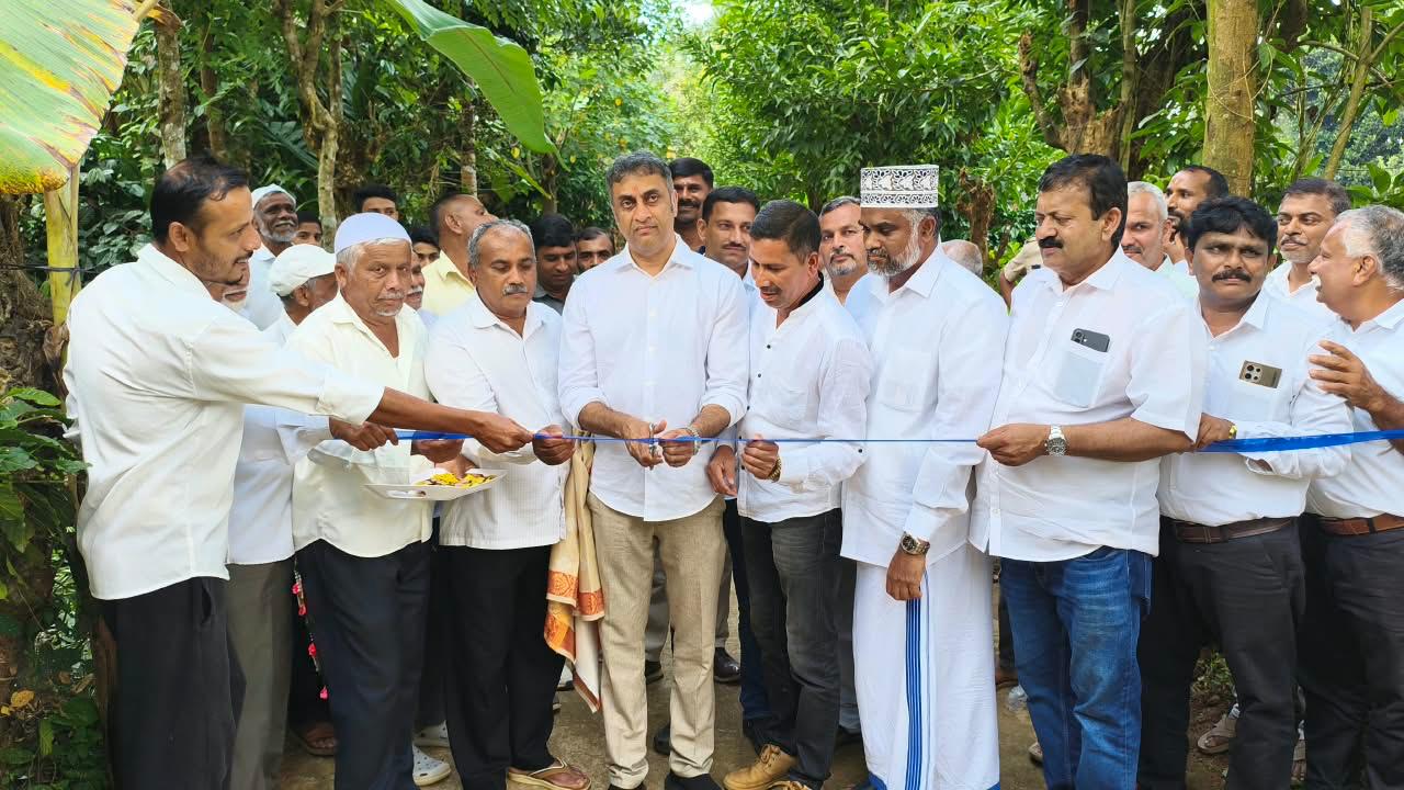 ಎಡಪಾಲದಲ್ಲಿ 35 ಲಕ್ಷ ವೆಚ್ಚದ ರಸ್ತೆ ಉದ್ಘಾಟಿಸಿದ ಶಾಸಕ ಎ.ಎಸ್.ಪೊನ್ನಣ್ಣ
