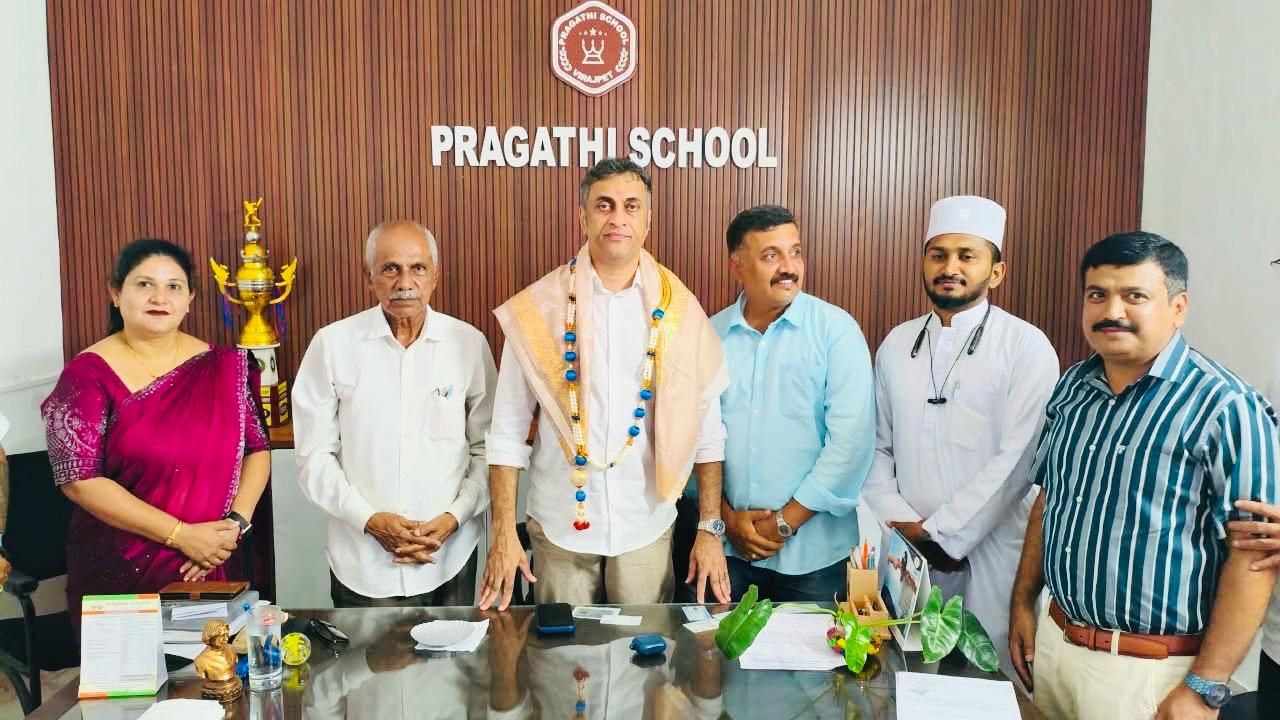 ಕೊಡಗು ಅನುದಾನ ರಹಿತ ಶಾಲೆಗಳ ಒಕ್ಕೂಟದ ನಿಯೋಗದಿಂದ ಶಾಸಕ ಎ.ಎಸ್.ಪೊನ್ನಣ್ಣ ಭೇಟಿ