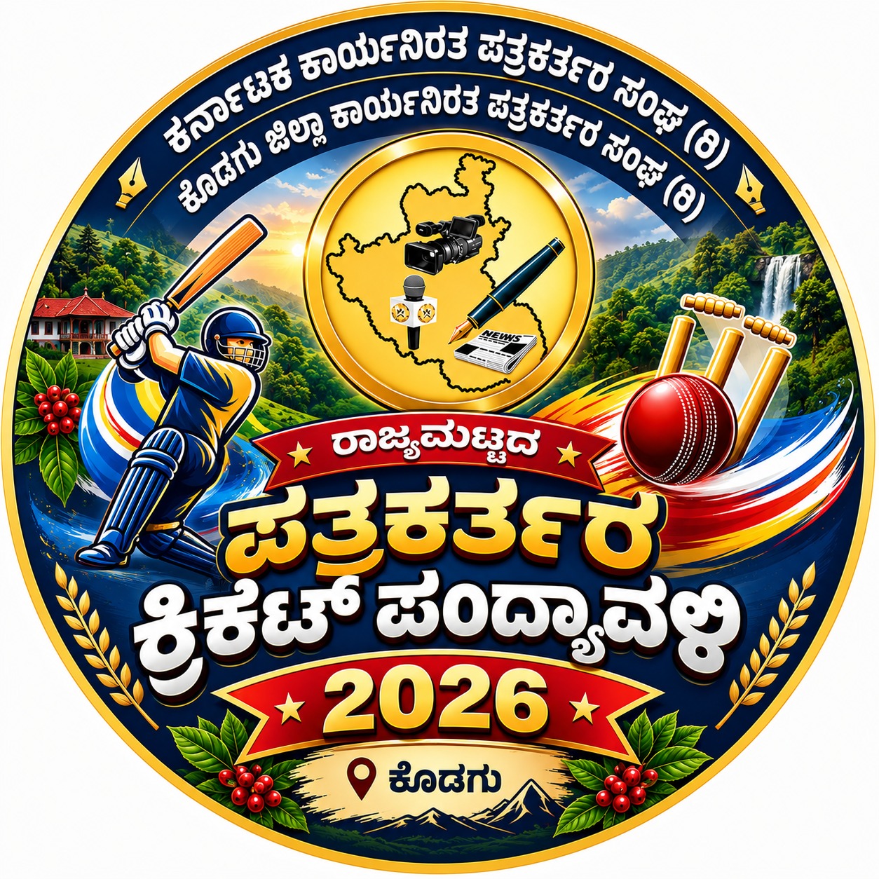 ರಾಜ್ಯಮಟ್ಟದ ಪತ್ರಕರ್ತರ ಕ್ರಿಕೆಟ್ ಟೂರ್ನಿ; ಅ. 12 ರಂದು ಟ್ರೋಫಿ ಅನಾವರಣ