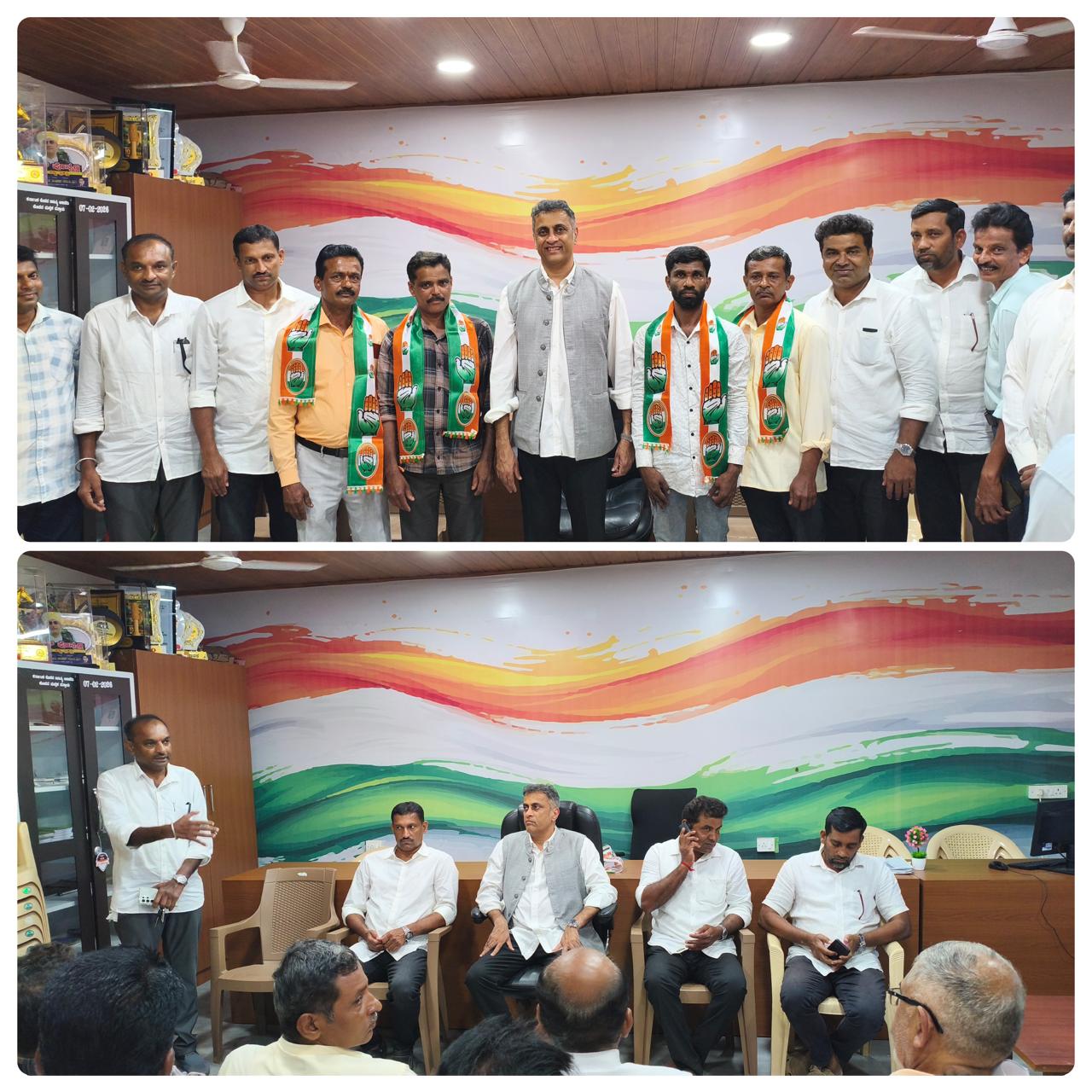 ಬಿಜೆಪಿ ತೊರೆದು ಕಾಂಗ್ರೆಸ್ ಪಕ್ಷ ಸೇರ್ಪಡೆ
