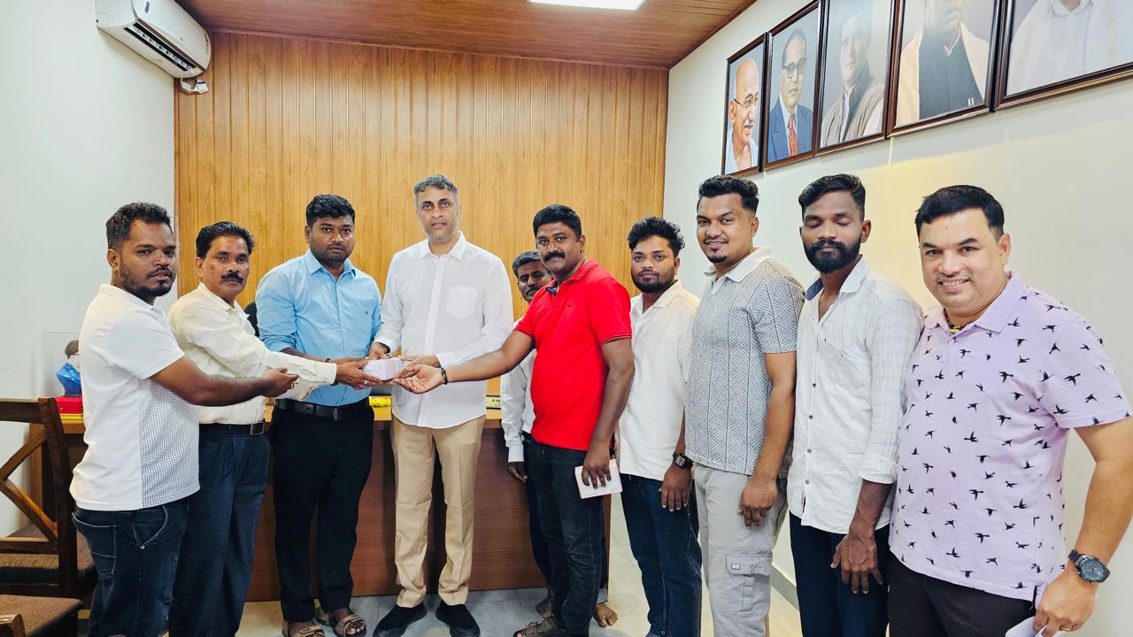 ವಿರಾಜಪೇಟೆ; ವಿದ್ಯುತ್ ಅವಘಡದಲ್ಲಿ ಮೃತಪಟ್ಟ ಬಸವರಾಜ ಹಂಚಿಮನಿ ಕುಟುಂಬಕ್ಕೆ 3 ಲಕ್ಷ ರೂ. ನೆರವು ನೀಡಿದ ಶಾಸಕ ಎ.ಎಸ್.ಪೊನ್ನಣ್ಣ
