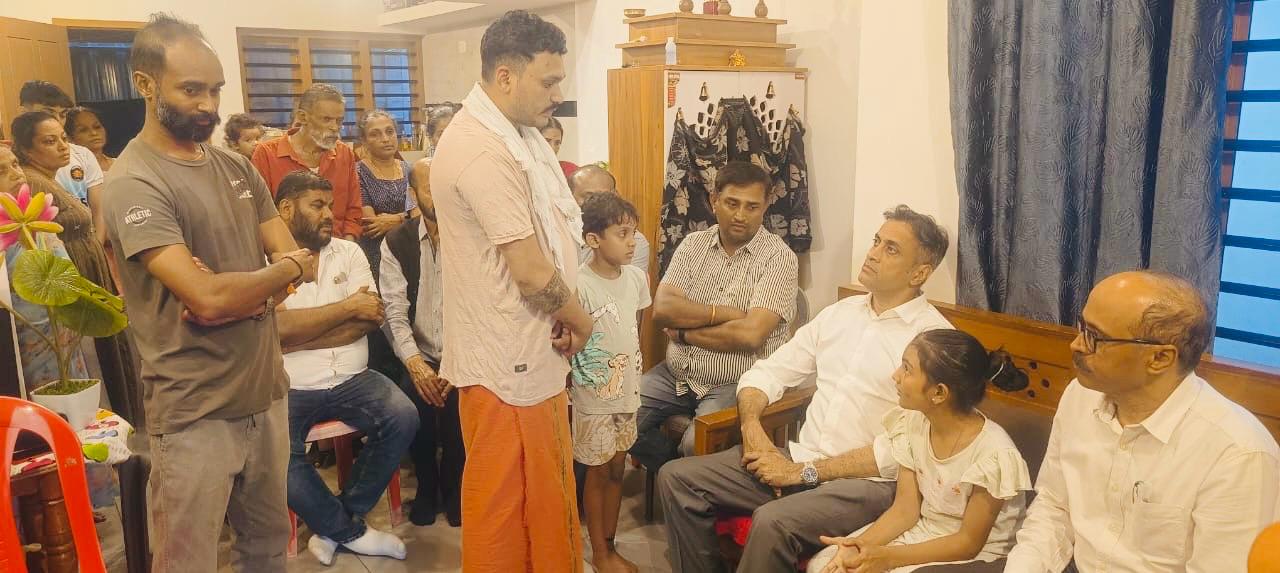 ಕೆರೆಗೆ ಕಾರು ಬಿದ್ದು ಮೃತಪಟ್ಟವರ ಕುಟುಂಬಕ್ಕೆ ಶಾಸಕ ಎ.ಎಸ್. ಪೊನ್ನಣ್ಣ ಸಾಂತ್ವನ