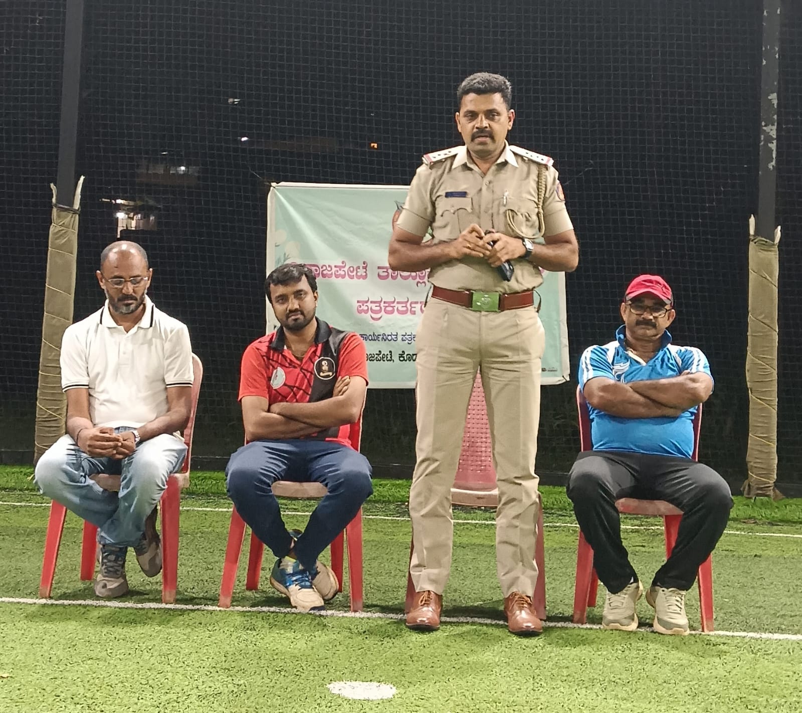 ಪತ್ರಕರ್ತರು ಪೊಲೀಸರ ಉತ್ತಮ ಬಾಂಧವ್ಯದಿಂದ ಸಮಾಜ ಸುಧಾರಣೆ ಸಾಧ್ಯ;ಮಂಜುನಾಥ್