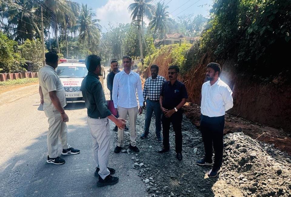 ವಿರಾಜಪೇಟೆ-ಮಡಿಕೇರಿ ರಸ್ತೆ ಕಾಮಗಾರಿ ಆರಂಭ: ಎ.ಎಸ್.ಪೊನ್ನಣ್ಣ ಸೂಚನೆ ಮೇರೆಗೆ ತ್ವರಿತಗತಿಯಲ್ಲಿ ಕಾಮಗಾರಿ