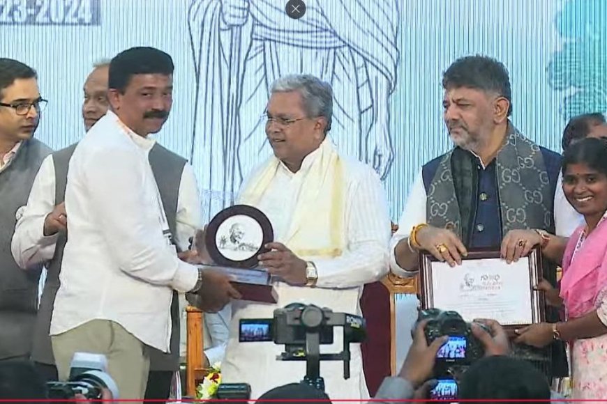 ಗಾಂಧಿ ಗ್ರಾಮ ಪುರಸ್ಕಾರ ಪ್ರಶಸ್ತಿ ಪಡೆದ ಹೊದ್ದೂರು ಗ್ರಾಮ ಪಂಚಾಯಿತಿ