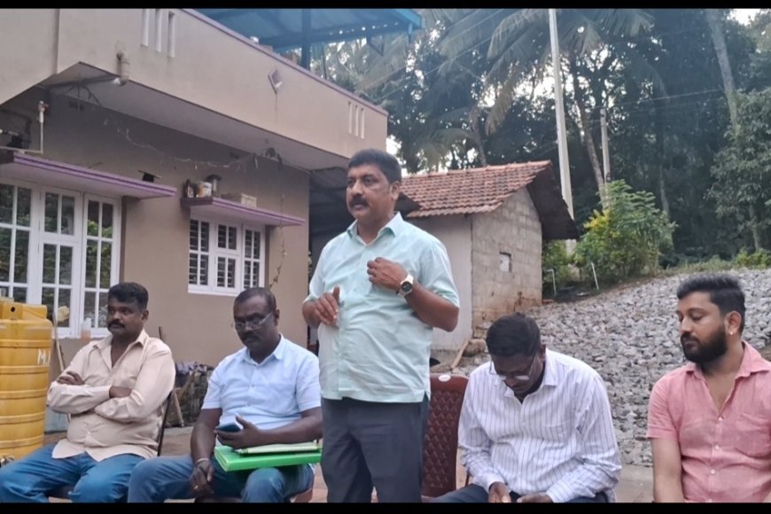 ಶನಿವಾರಸಂತೆ: ಆಲೂರು ಸಿದ್ದಾಪುರ ವಲಯ ಕಾಂಗ್ರೆಸ್ ಸಭೆ
