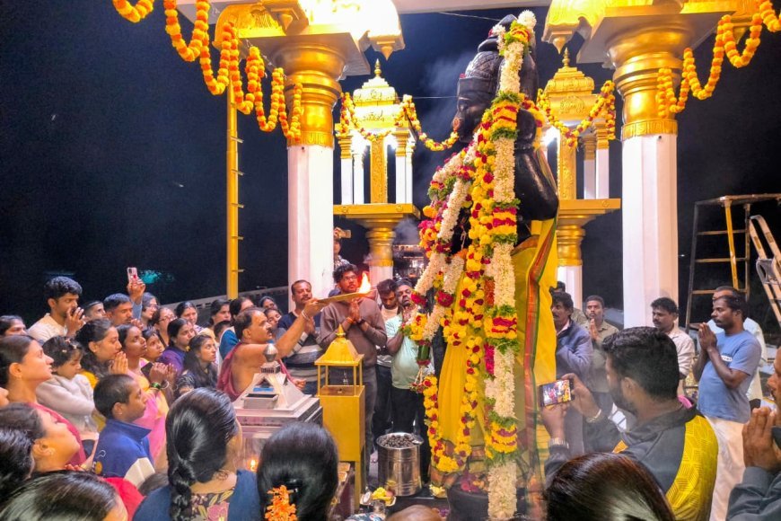 ಕುಶಾಲನಗರ : ಹುತ್ತರಿ ಹುಣ್ಣಿಮೆ ಅಂಗವಾಗಿ ಕಾವೇರಿ ಪ್ರತಿಮೆಗೆ ವಿಶೇಷ ಪೂಜೆ