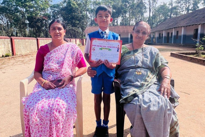 ತಾಲೂಕು ಮಟ್ಟದ ಪ್ರತಿಭಾಕಾರಂಜಿ: ದೇಶಭಕ್ತಿ ಗೀತೆ ಸ್ಪರ್ಧೆಯಲ್ಲಿ ಕಕ್ಕಬ್ಬೆ ಸರ್ಕಾರಿ ಶಾಲೆಯ ಮಿದ್ಲಾಜ್ ಪ್ರಥಮ