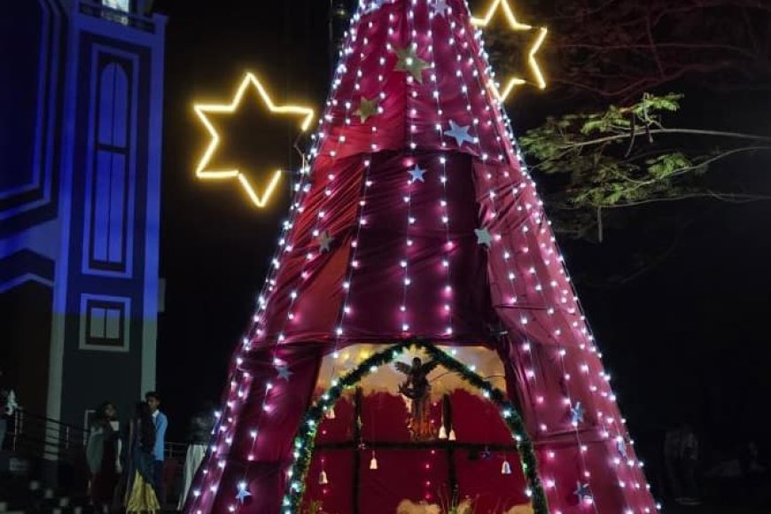 ಕುಶಾಲನಗರ: ಸಂತ ಸಬಾಸ್ಟಿಯನ್ ಚರ್ಚ್ ನಲ್ಲಿ ಕ್ರಿಸ್ಮಸ್ ಆಚರಣೆ