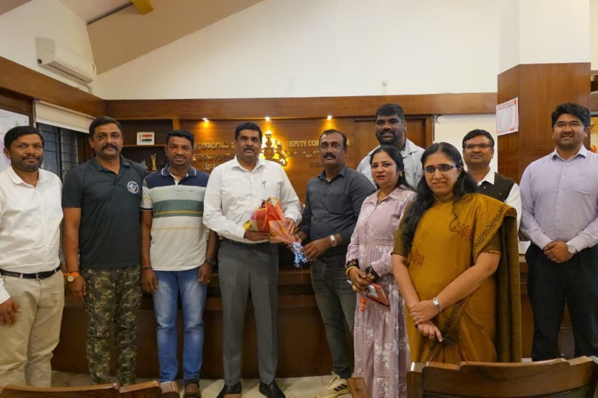 ಕೊಡಗು ಜಿಲ್ಲೆಯ ನೂತನ ಜಿಲ್ಲಾಧಿಕಾರಿ ಎಸ್.ಜೆ ಸೋಮಶೇಖರ್ ಅವರಿಗೆ ಸ್ವಾಗತ ಕೋರಿದ ಕೊಡಗು ಜಿಲ್ಲಾ ಕಾರ್ಯನಿರತ ಪತ್ರಕರ್ತರ ಸಂಘ