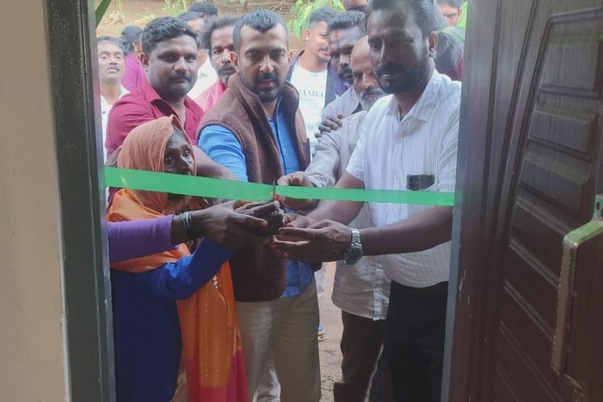 ನುಡಿದಂತೆ ನಡೆದ ಮಾಜಿ ಜಿ.ಪಂ ಸದಸ್ಯ ಅಬ್ದುಲ್ ಲತೀಫ್:  ಬೈರಜ್ಜಿಗೆ ಮನೆಯ ಭಾಗ್ಯ