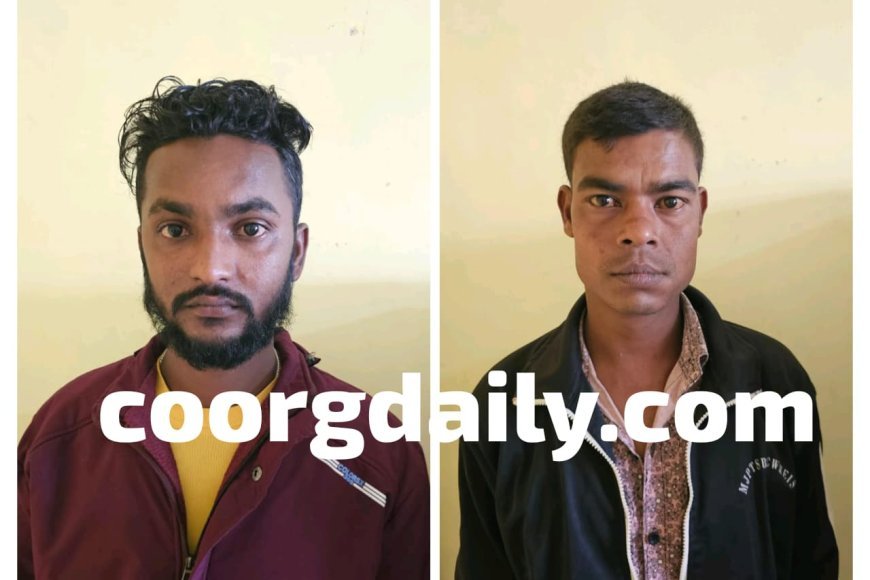 ನಾಪೋಕ್ಲು ಪೊಲೀಸ್ ಠಾಣಾ ವ್ಯಾಪ್ತಿಯಲ್ಲಿ ಅಕ್ರಮ ಗಾಂಜಾ ಮಾರಾಟ: ಪ್ರತ್ಯೇಕ ಪ್ರಕರಣದಲ್ಲಿ ಅಸ್ಸಾಂ ರಾಜ್ಯದ ಇಬ್ಬರ ಬಂಧನ