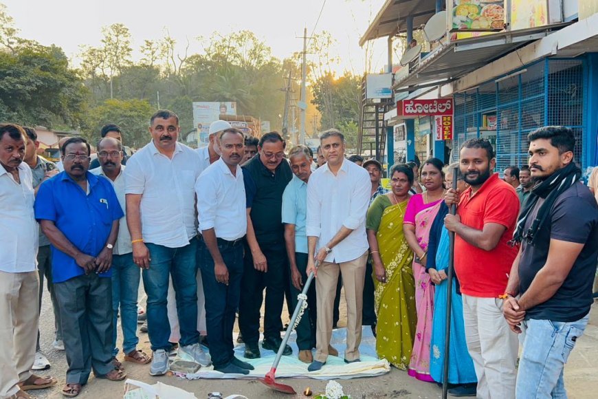 ಪೊನ್ನಂಪೇಟೆ ತಾಲೂಕಿನ ವಿವಿಧ ಭಾಗಗಳಲ್ಲಿ ₹ 10.77 ಕೋಟಿಗೂ ಅಧಿಕ ಮೊತ್ತದ ಕಾಮಗಾರಿಗಳಿಗೆ ಭೂಮಿ ಪೂಜೆ ಹಾಗೂ ಉದ್ಘಾಟನೆ ನೆರವೇರಿಸಿದ  ಶಾಸಕ ಎ.ಎಸ್ ಪೊನ್ನಣ್ಣ