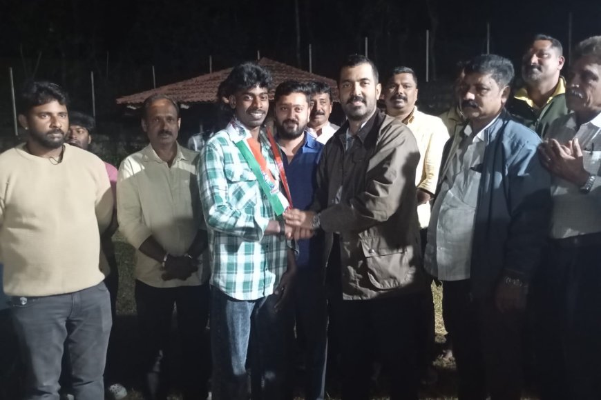ಸೋಮವಾರಪೇಟೆ:ಬಿಜೆಪಿ ‌ತೊರೆದು ಕಾಂಗ್ರೆಸ್ ಸೇರ್ಪಡೆಗೊಂಡ ಯುವಕರು