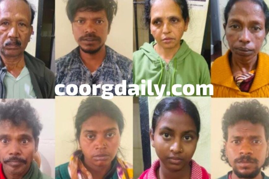 ಹೊಸ್ಕೇರಿ; ತೋಟದ ಲೈನ್ ಮನೆಯಲ್ಲಿ ದೊಣ್ಣೆಯಿಂದ ಹಲ್ಲೆ ಮಾಡಿ ವ್ಯಕ್ತಿಯನ್ನು ಕೊಲೆ ಮಾಡಿ ಮೃತ ದೇಹ ಸುಟ್ಟ ಪ್ರಕರಣ; ಎಂಟು ಮಂದಿ ಅರೆಸ್ಟ್