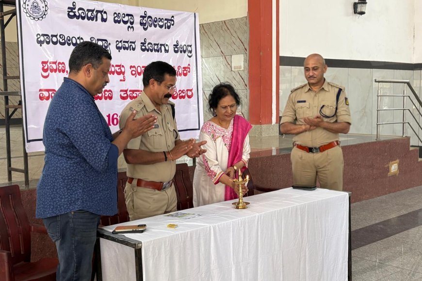 ಬಿವಿಬಿ ವತಿಯಿಂದ ಪೊಲೀಸ್ ಸಿಬ್ಬಂದಿಗೆ ಇ. ಎನ್. ಟಿ. ತಪಾಸಣಾ ಶಿಬಿರ
