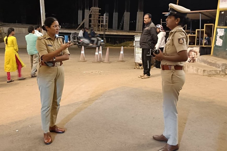 ರಾಜಾಸೀಟ್ ನಲ್ಲಿ ಫ್ಲವರ್ ಶೋ;ಪಾರ್ಕಿಂಗ್ ವ್ಯವಸ್ಥೆ ಪರಿಶೀಲನೆ ನಡೆಸಿದ ಎಸ್.ಪಿ ಬಿಂದುಮಣಿ