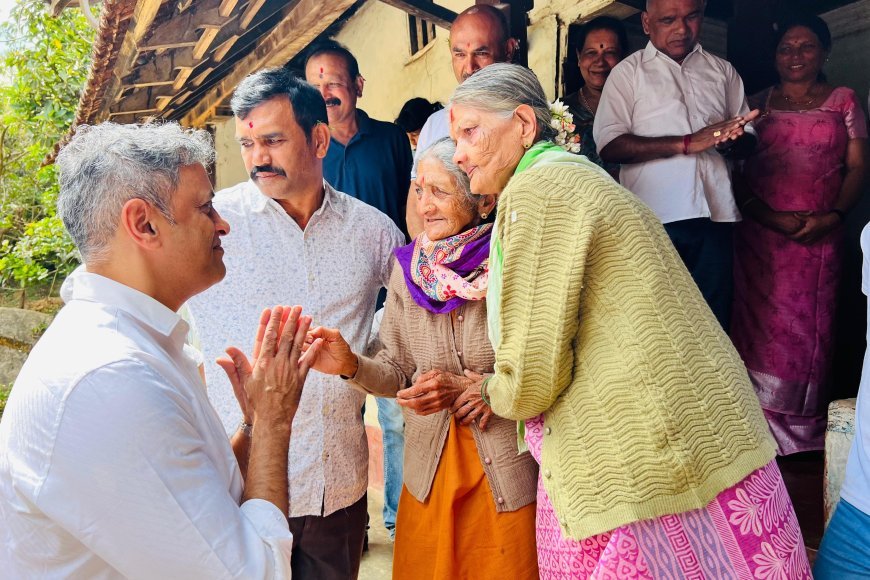 ಪಂದ್ಯಂಡ ಐನ್ ಮನೆಗೆ ಶಾಸಕ‌ ಎಎಸ್ ಪೊನ್ನಣ್ಣ ಭೇಟಿ
