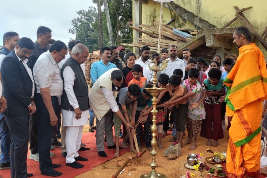 ಜನರಲ್ ತಿಮ್ಮಯ್ಯ ಜಿಲ್ಲಾ ಕ್ರೀಡಾಂಗಣದ ಬಳಿ ಸುಮಾರು 2.50 ಕೋಟಿ ರೂ ವೆಚ್ಚದಲ್ಲಿ ಬಾಲಕಿಯರ ನೂತನ ಕ್ರೀಡಾ ವಸತಿ ನಿಲಯ ನಿರ್ಮಾಣಕ್ಕೆ ಚಾಲನೆ