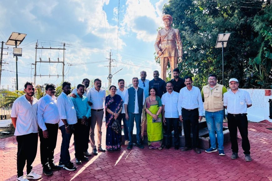 ಮಡಿಕೇರಿ;ಫೀಲ್ಡ್ ಮಾರ್ಷಲ್ ಕೆ.ಎಂ ಕಾರ್ಯಪ್ಪ ಪ್ರತಿಮೆ ನವೀಕರಣ ಶಾಸಕ ಎಎಸ್ ಪೊನ್ನಣ್ಣ ಪರಿಶೀಲನೆ, ಮೆಚ್ಚುಗೆ