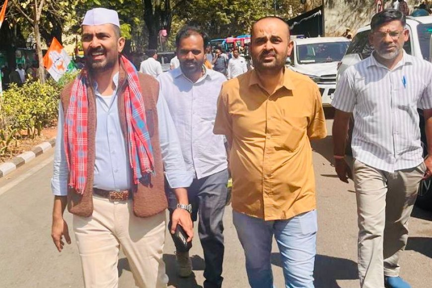 ಮನರೇಗಾ ಯೋಜನೆ ಮರು ಅನುಷ್ಠಾನಕ್ಕೆ ಆಗ್ರಹಿಸಿದ ರಾಜ್ ಭವನ ಚಲೋ;ಶಾಸಕ ಡಾ ಮಂತರ್ ಗೌಡ ಭಾಗಿ