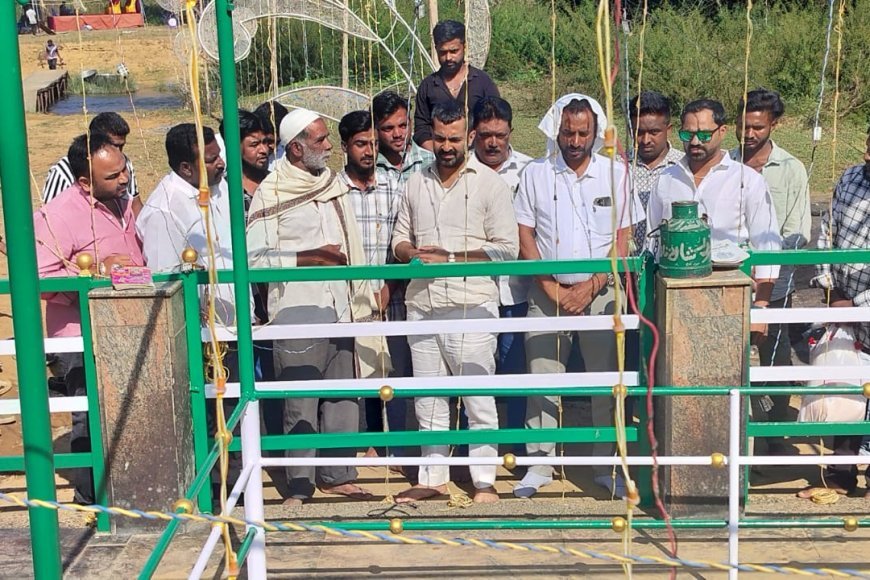 ದೊಡ್ಡಹೊಸೂರುವಿನ ಹಝರತ್ ಸೈಯದ್ ಜಾಫರ್ ನೂರ್ ಷಾ ಖಾದ್ರಿ ಮಖಾಂ ಉರೂಸ್ ಸಮಾರಂಭದಲ್ಲಿ ಭಾಗವಹಿಸಿದ ಶಾಸಕ ಡಾ.ಮಂತರ್ ಗೌಡ