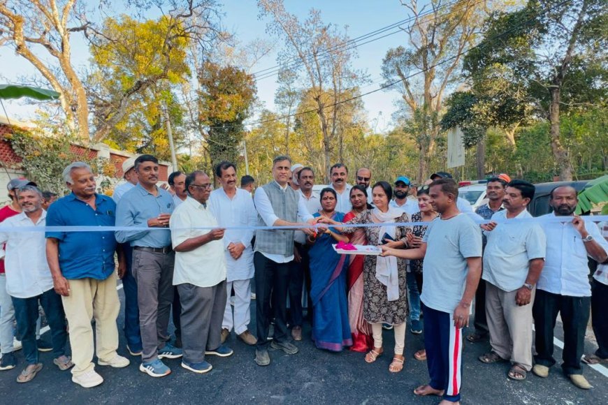 2.50 ಕೋಟಿ ವೆಚ್ಚದಲ್ಲಿ ಪೂರ್ಣಗೊಂಡ ತಿತಿಮತಿ-ಪಾಲಿಬೆಟ್ಟ ಸಂಪರ್ಕ ರಸ್ತೆ ಉದ್ಘಾಟನೆ