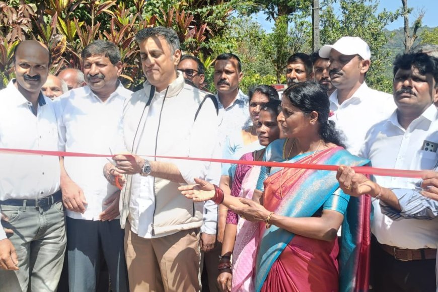 ಮದೆನಾಡು ಗ್ರಾ.ಪಂ.ವ್ಯಾಪ್ತಿಯಲ್ಲಿ  3 ಕೋಟಿ ರೂ ವೆಚ್ಚದ ವಿವಿಧ ಅಭಿವೃದ್ಧಿ ಕಾಮಗಾರಿಗೆ ಎ.ಎಸ್.ಪೊನ್ನಣ್ಣ ಚಾಲನೆ