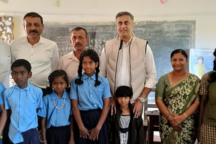 ಗೋಲಿಕಟ್ಟೆ ಪ್ರಾಥಮಿಕ ಶಾಲಾ ವಿದ್ಯಾರ್ಥಿಗಳಿಗೆ ಪಾಠ ಮಾಡಿದ ಶಾಸಕರಾದ ಎ.ಎಸ್.ಪೊನ್ನಣ್ಣ
