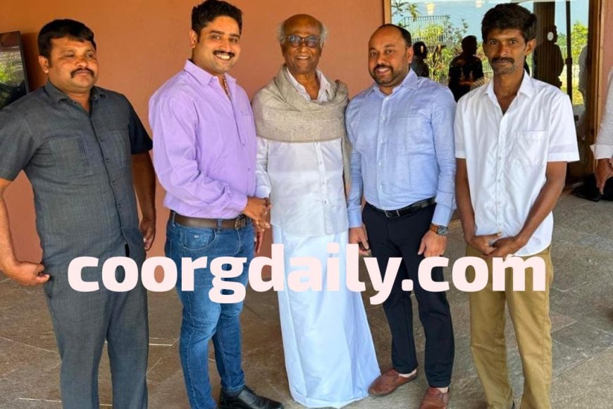 ಸೂಪರ್ ಸ್ಟಾರ್ ರಜನಿಕಾಂತ್ ಅವರನ್ನು ಭೇಟಿಯಾದ ಜಾನ್ಸನ್ ಪಿಂಟೋ