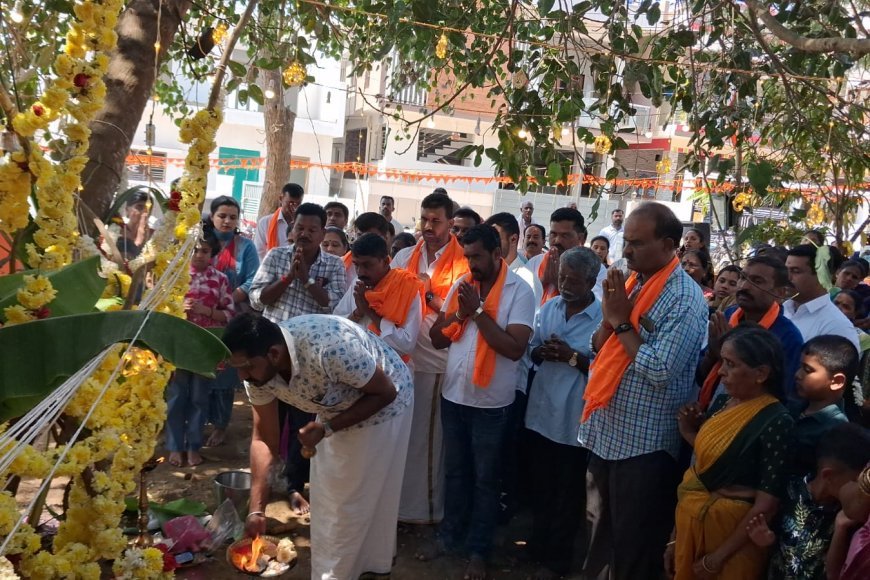 ಕುಶಾಲನಗರ; ನೆಹರು ಬಡಾವಣೆ ಮುನೇಶ್ವರ ದೇವರ ಪೂಜೋತ್ಸವ