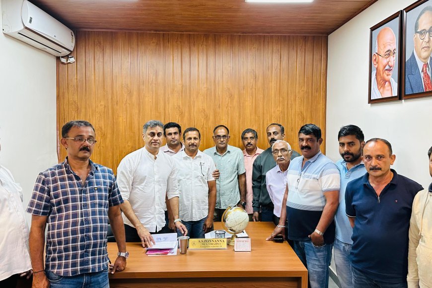 ಬಾಡಗರಕೇರಿ ಮೃತ್ಯುಂಜಯ ದೇವಸ್ಥಾನ ಆಡಳಿತ ಮಂಡಳಿಯಿಂದ ಶಾಸಕ ಪೊನ್ನಣ್ಣ ಅವರೊಂದಿಗೆ ಸಮಾಲೋಚನೆ