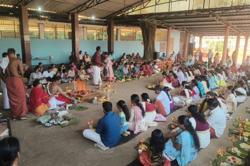 ವಿರಾಜಪೇಟೆ; ಮುತ್ತಪ್ಪ ಮಲಯಾಳಿ ಸಮಾಜದ ವತಿಯಿಂದ ಮಹಾ ಶಿವರಾತ್ರಿ ಆಚರಣೆ