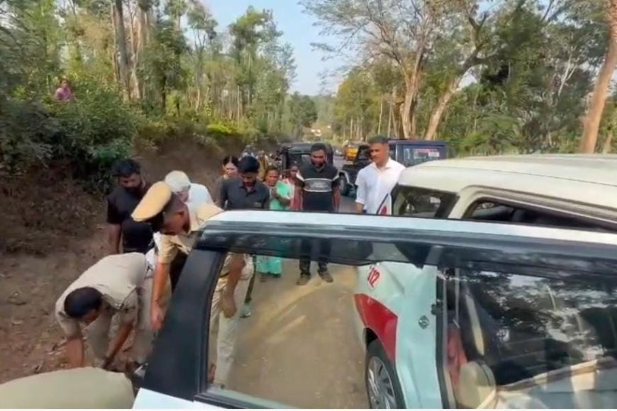 ರಸ್ತೆ ಅಪಘಾತ: ತಮ್ಮ ಎಸ್ಕಾರ್ಟ್ ವಾಹನದಲ್ಲಿ ಗಾಯಾಳುವನ್ನು ಆಸ್ಪತ್ರೆಗೆ ದಾಖಲಿಸುವ ಮೂಲಕ ಮಾನವೀಯತೆ ಮೆರೆದ ಶಾಸಕ ಎಎಸ್ ಪೊನ್ನಣ್ಣ