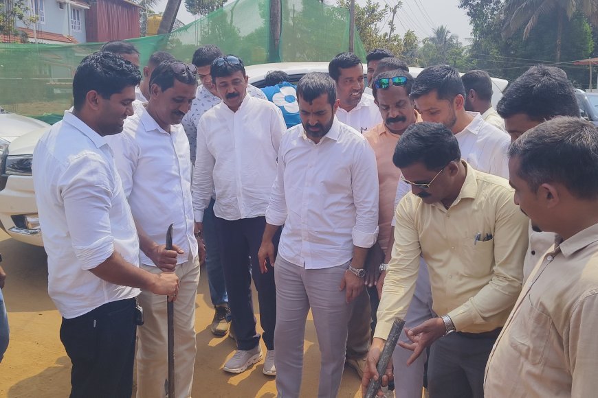 1.5 ಕೋಟಿ ವೆಚ್ಚದ ಕೇಮಾಡ್- ಕುಂಬಳದಾಳು- ಮೂರ್ನಾಡು ರಸ್ತೆ ನವೀಕರಣಕ್ಕೆ ಡಾ ಮಂತರ್ ಗೌಡ ಚಾಲನೆ