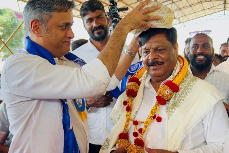 ಸಚಿವರಾದ ಎಚ್.ಸಿ ಮಹದೇವಪ್ಪ ಅವರನ್ನು ಸ್ವಾಗತಿಸಿದ ಶಾಸಕ ಎಎಸ್ ಪೊನ್ನಣ್ಣ