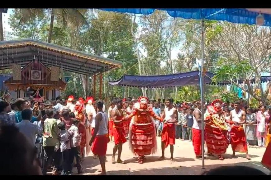 ಸಿದ್ದಾಪುರ; ಶ್ರೀ ಮುತ್ತಪ್ಪ ಭಗವತಿ ದೇವಾಲಯದ ವಾರ್ಷಿಕೋತ್ಸವಕ್ಕೆ ತೆರೆ