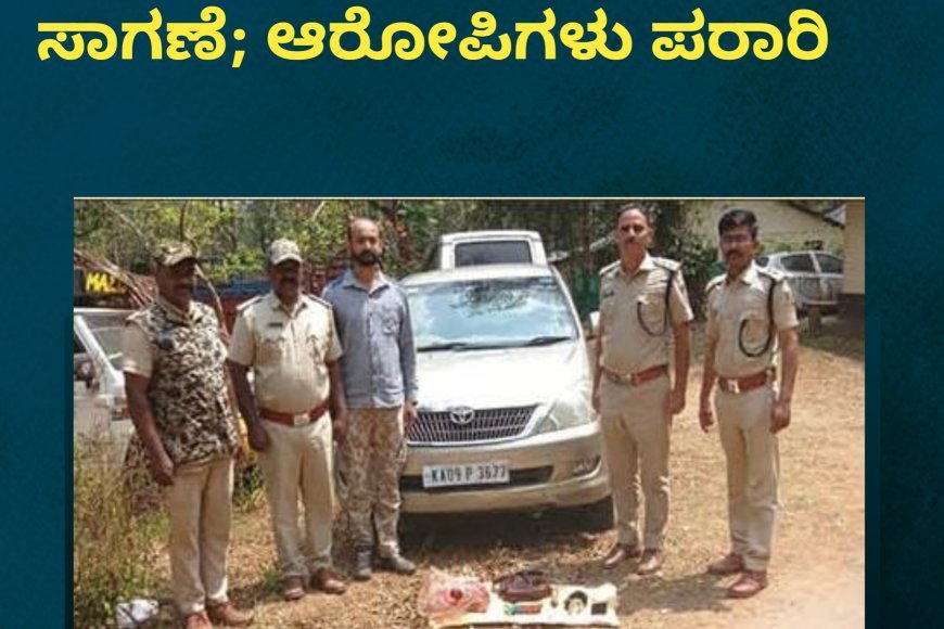 ಗೋಣಿಕೋಪ್ಪ;ಜಿಂಕೆಯ ಮಾಂಸ ಸಾಗಣೆ; ಆರೋಪಿಗಳು ಪರಾರಿ