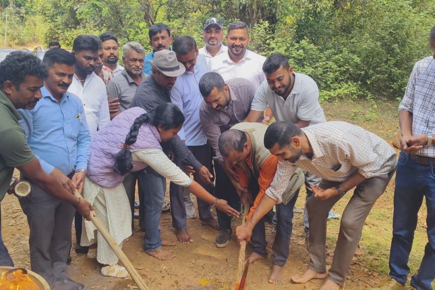 ಮಕ್ಕಂದೂರಿನಲ್ಲಿ ಕಾಲೋನಿ ರಸ್ತೆ ಅಭಿವೃದ್ಧಿಗೆ ಡಾ ಮಂತರ್ ಗೌಡ ರವರಿಂದ ಚಾಲನೆ