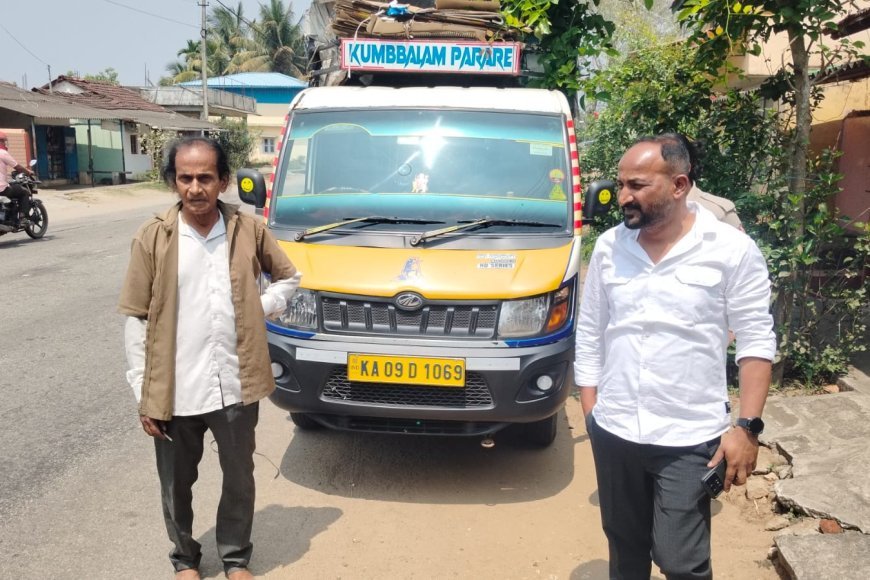 ಅಕ್ರಮ ಪಡಿತರ ಸಂಗ್ರಹಣೆ- ಸಾಗಾಟ; ವಾಹನದೊಂದಿಗೆ ಅಕ್ಕಿ ವಶ