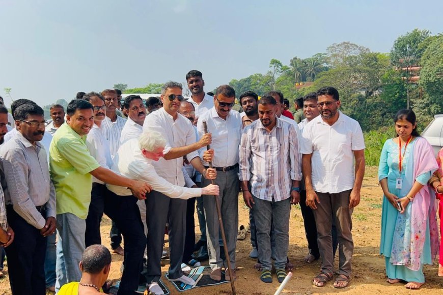 ವಿರಾಜಪೇಟೆ ಉಪ ವಿಭಾಗದ ಸೆಸ್ಕ್ ಕಚೇರಿಯ ನೂತನ ಕಟ್ಟಡ ಕಾಮಗಾರಿಗೆ ಶಾಸಕ ಎಎಸ್ ಪೊನ್ನಣ್ಣ ಚಾಲನೆ