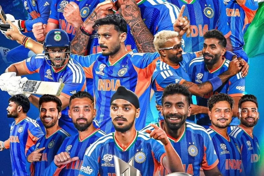 T-20 ವರ್ಲ್ಡ್ ಕಪ್;ಇಂಡಿಯಾ ಚಾಂಪಿಯನ್;  ಮೂರನೇ ಬಾರಿಗೆ T-20 ಚಾಂಪಿಯನ್ ಪ್ರಶಸ್ತಿ ಮುಡಿಗೇರಿಸಿಕೊಂಡ ಭಾರತ